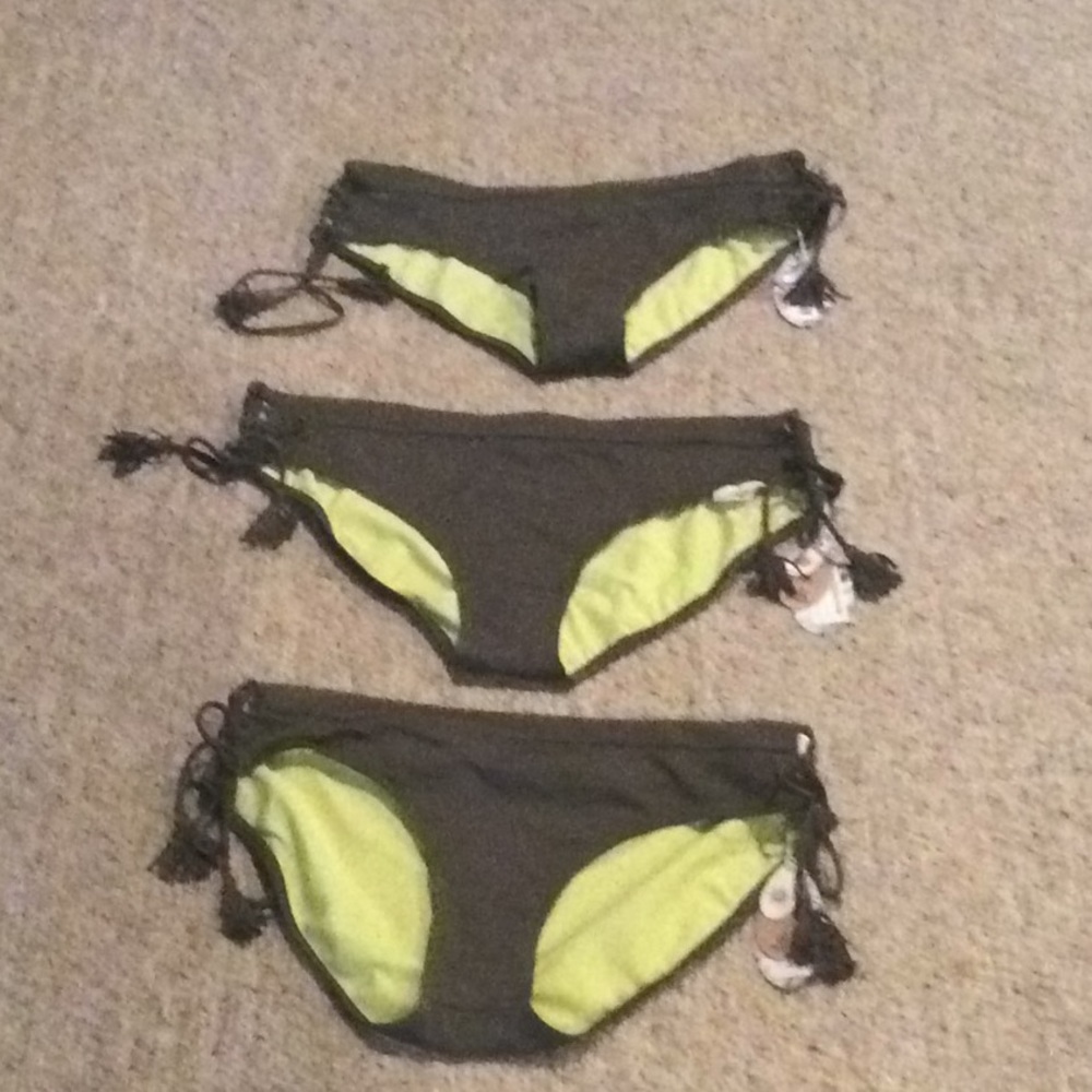 PrAna olive bikini bottoms